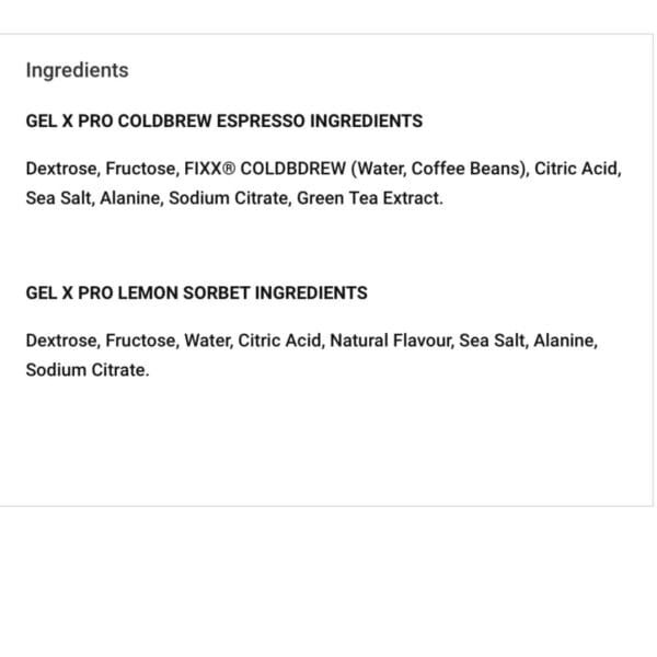 Fixx Nutrition Gel X Pro - Image 6