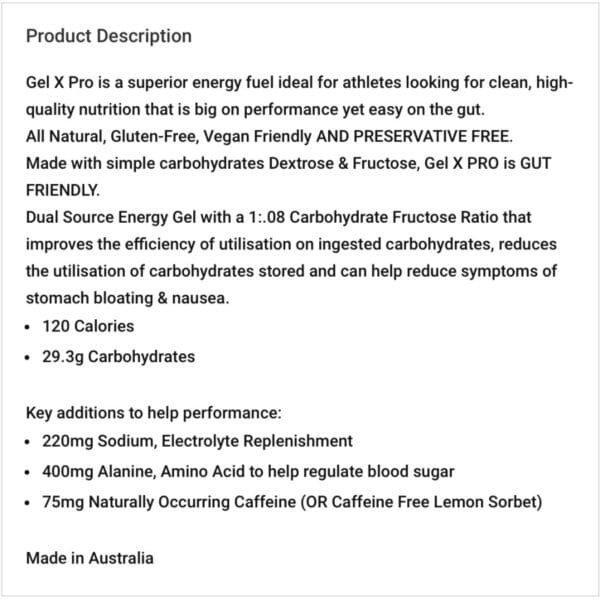 Fixx Nutrition Gel X Pro - Image 7