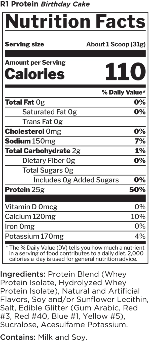 Rule One Proteins R1 Protein Whey Isolate/Hydrolysate - Image 5