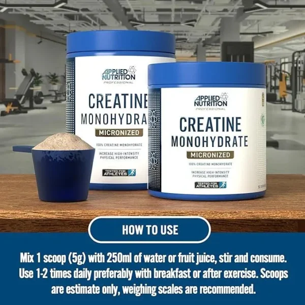 Applied Nutrition Creatine Monohydrate (250g) - Image 4