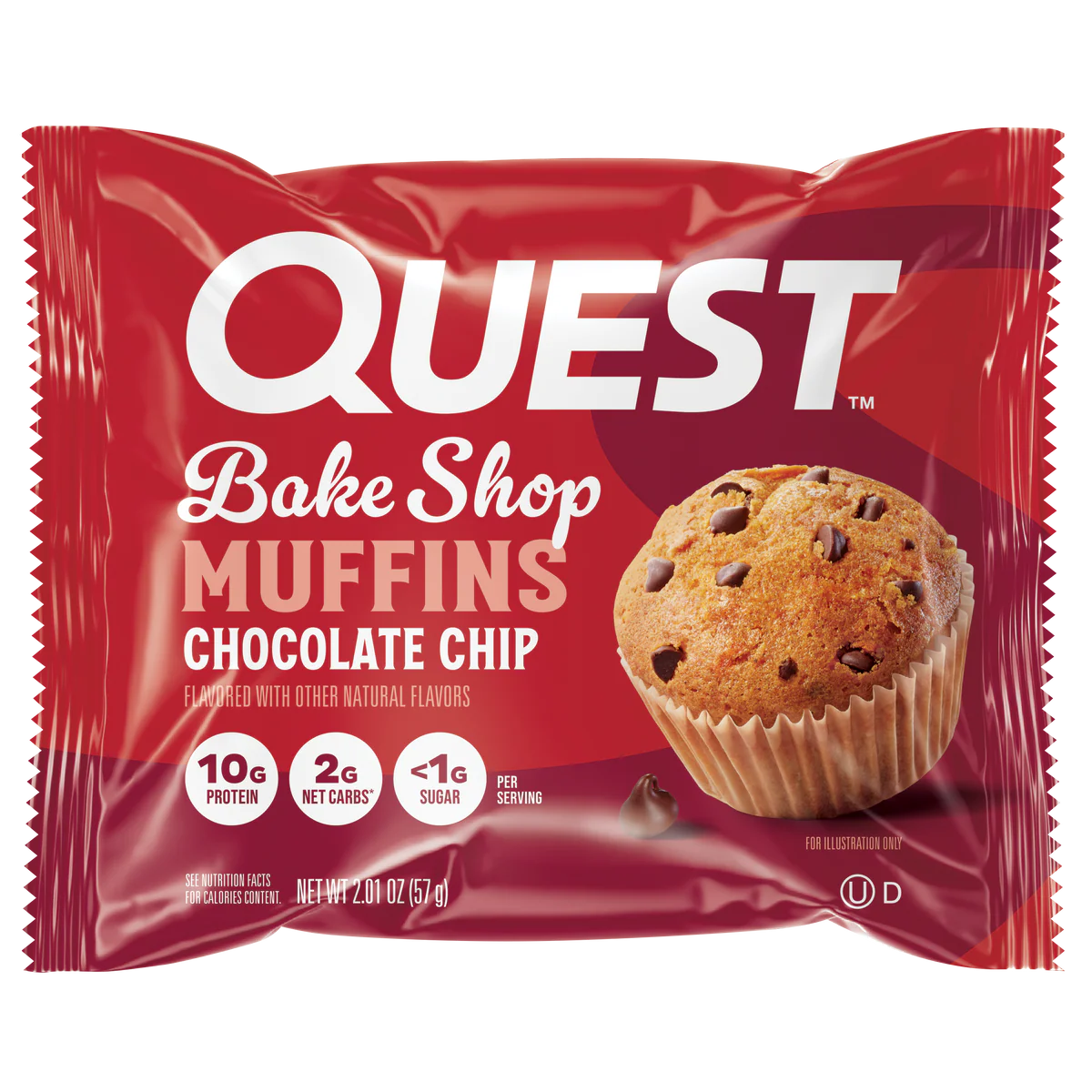 Quest Bake Shop Chocolate Chip Muffins