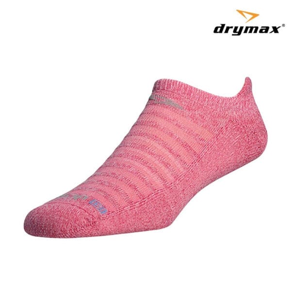 Drymax Running Lite - Mesh - No Show Tab - Pink Heathered
