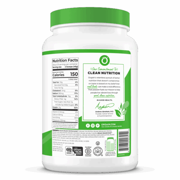 Organic Protein™ Plant Based Protein Powder - Image 15