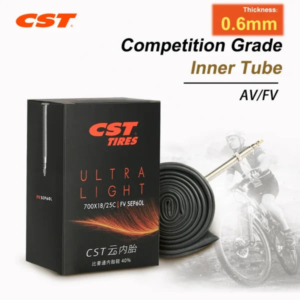 CST 700 x 18-25c Inner Tube Sepeda Butyl 700x25c Clincher 23