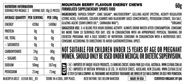 Clif BLOKS Energy Chews - Image 2