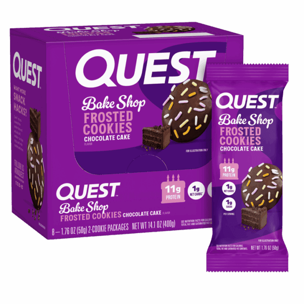 Quest Frosted Cookies Box of 8