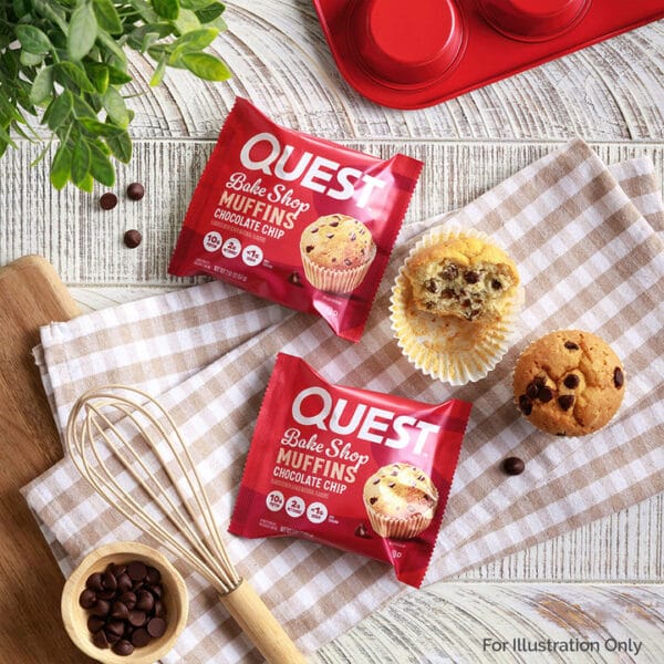 Quest Bake Shop Chocolate Chip Muffins - Image 5