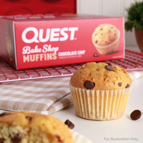 Quest Bake Shop Chocolate Chip Muffins - Image 4