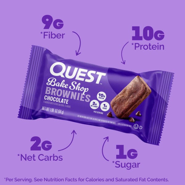 Quest Bake Shop Chocolate Brownies - Image 2