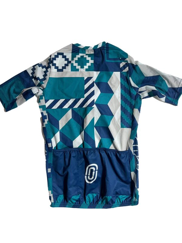 Ostroy Keirin Mesh Blue Green Jersey - Women's - Image 2