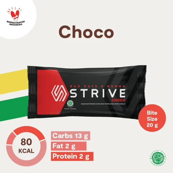 STRIVE ENERGY BAR - BITE SIZE 1 Box Isi 5pcs @20gr - Image 6