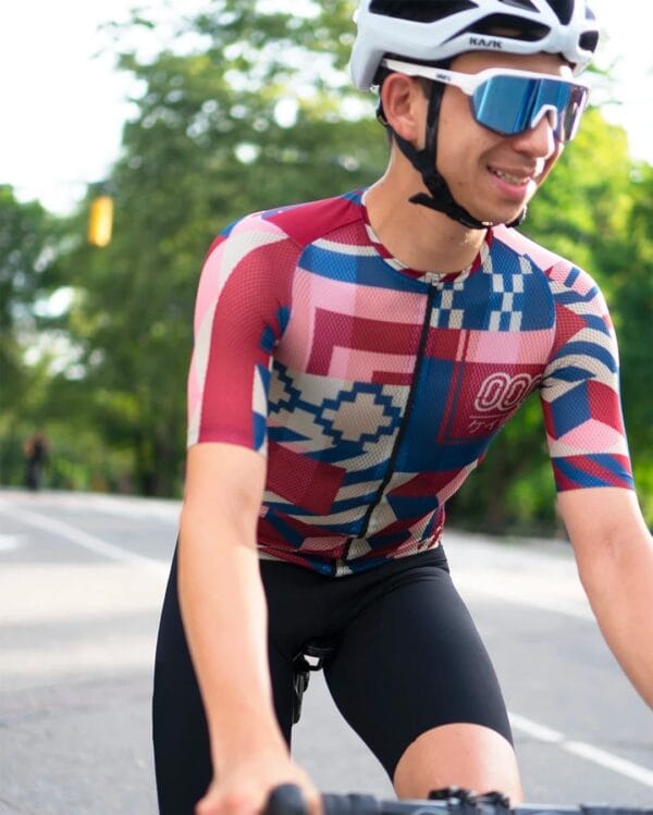 Ostroy KEIRIN SS JERSEY MAROON - Image 2