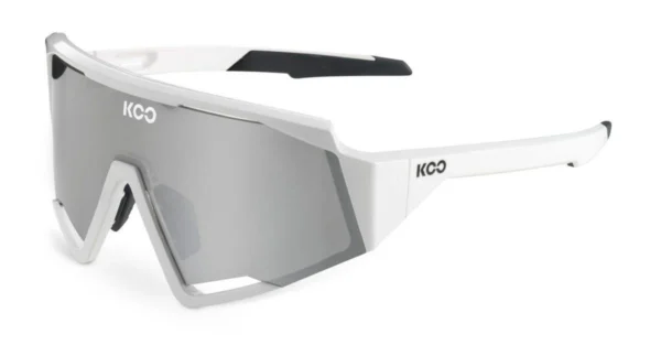 KOO Spectro White/Silver Sunglasses - Silver Mirror Lens - Image 2